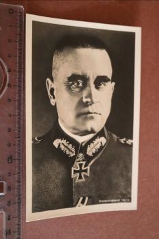 alte Fotokarte - Portrait  Generaloberst Heitz